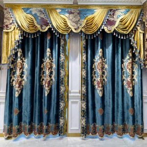 Gorgeous Blue Color Curtains
